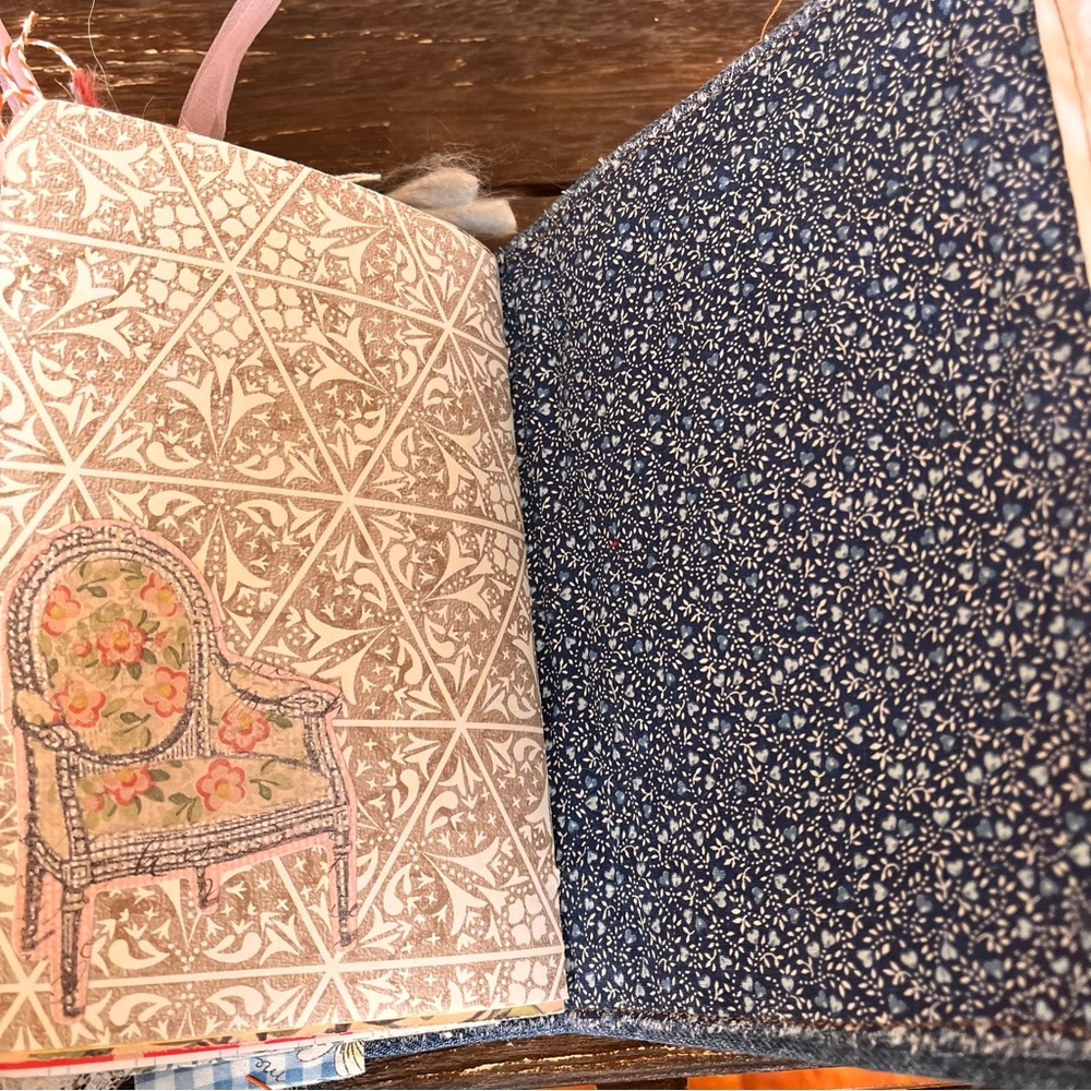 Junk Journal Vintage Cottagecore Country Granny Floral Flowers Decorated 3 Sig - Picture 15 of 16